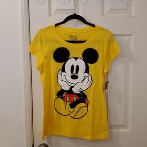 Yellow Mickey Mouse Shirt